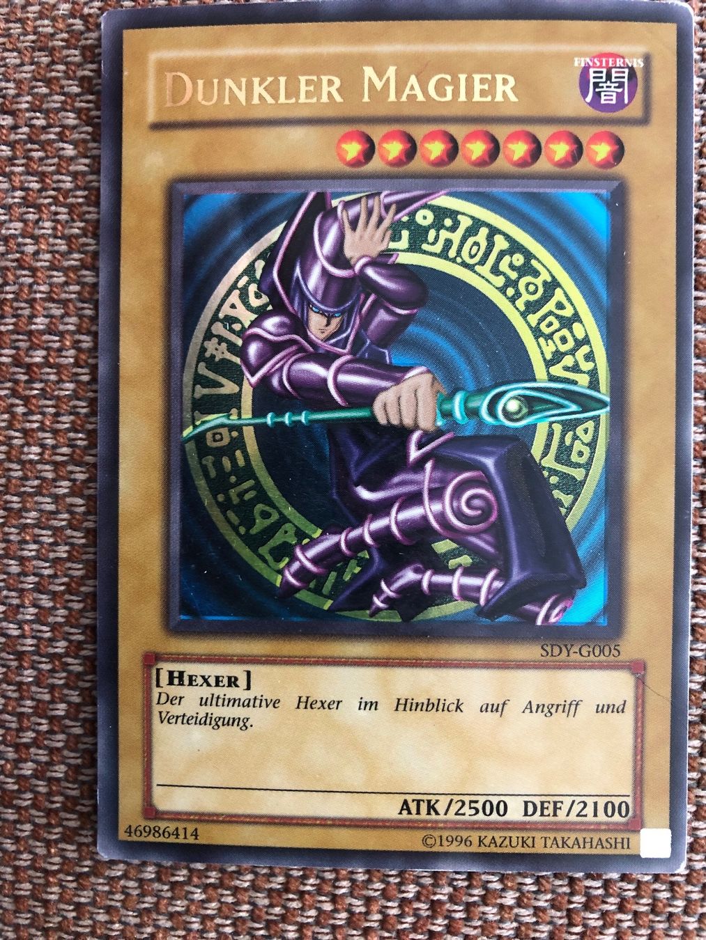 Yugioh Carte collezionabili: Dunkler Magier SDY – Usato da Beringen venduto da jme_6td7
