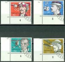 1977_SBK 582 - 585 mit Ecktabs; ET gestempelt;  Portrait IV