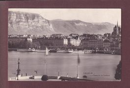 GENEVE - Rade - Salève - Bateaux CGN - 1912