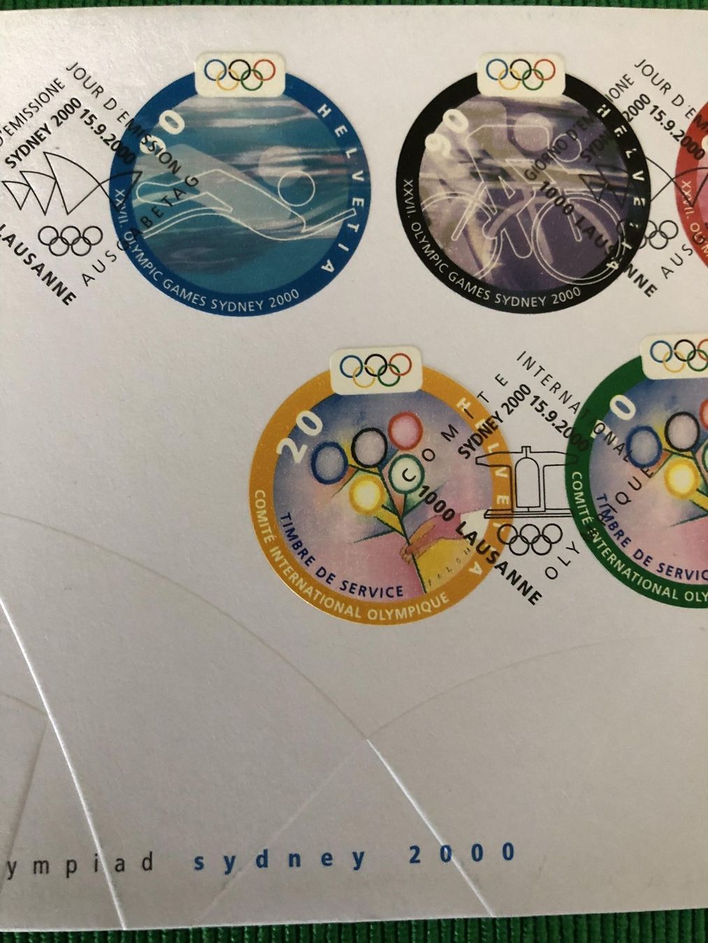 Tous les timbres: Olympiade Sydney 2000 – D'occasion à Horw par Luki49 8