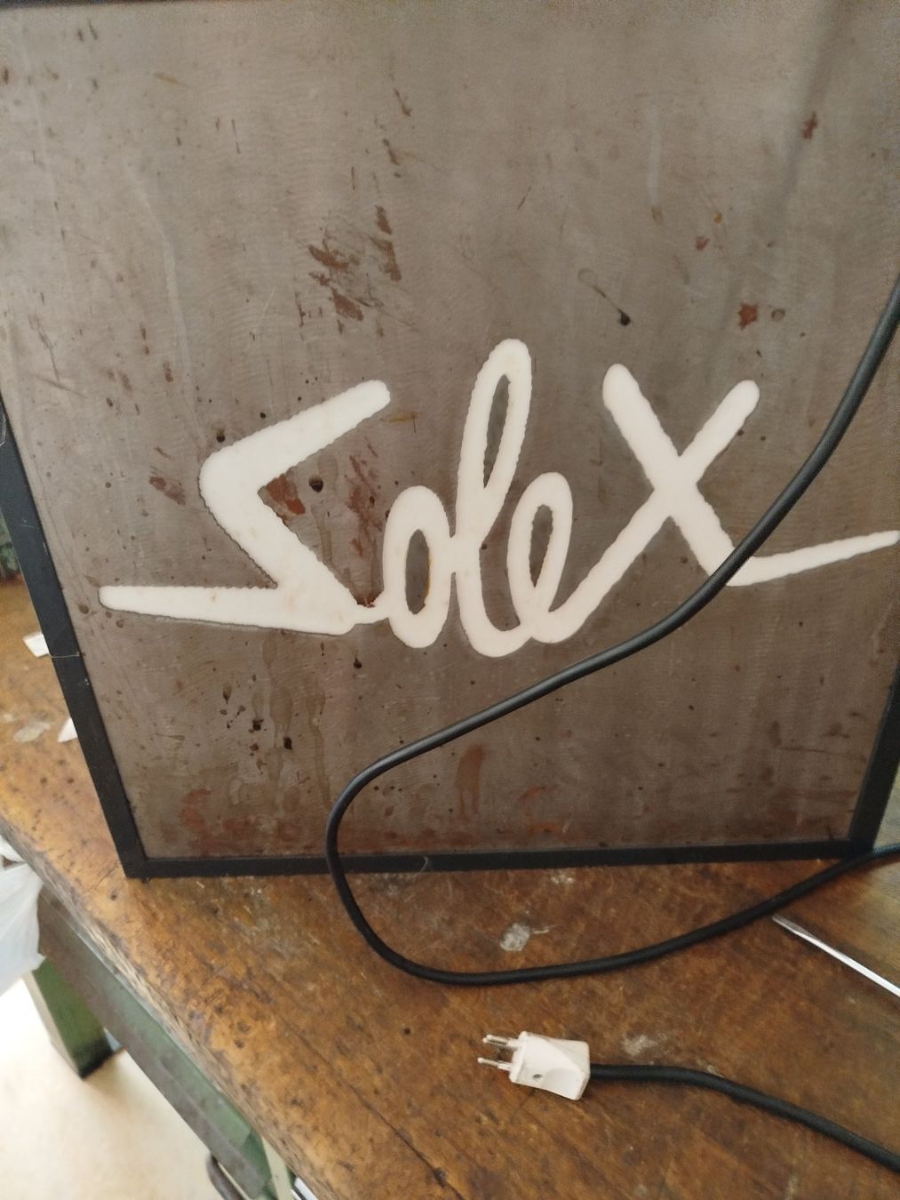 Solex Insegne: Leuchtkasten Werbetafel Solex – Usato da Zürich venduto da Zebragaul 5