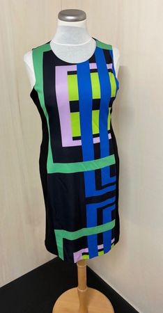 Kleid von Joseph Ribkoff mit buntem geometrischen Muster