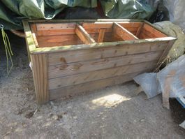 Kiste 🤩Töpfe 3 Stk.Töpfe zum hineinstellen Balkon 101x38x39