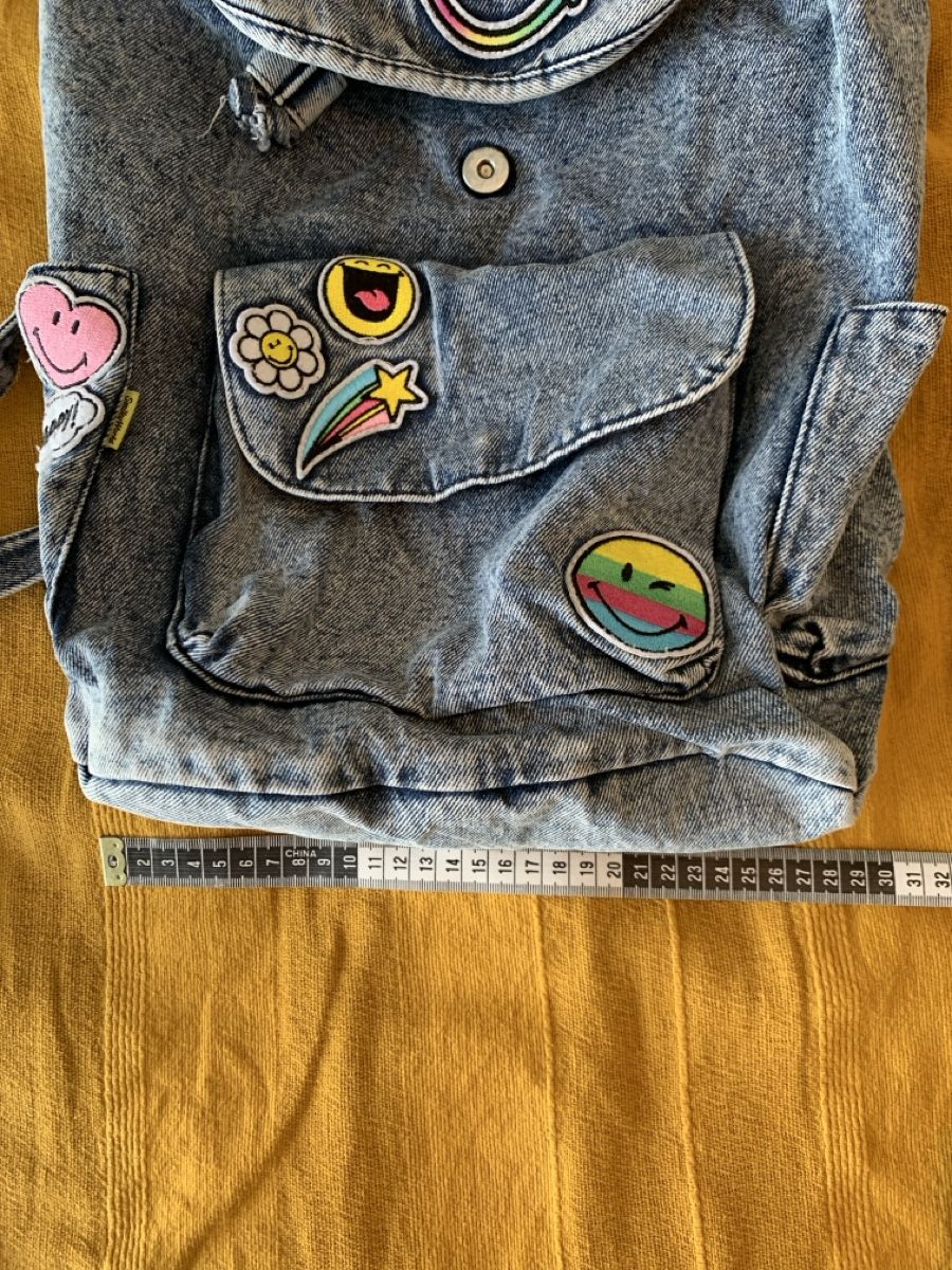 Rucksäcke: Rucksack, 100% Baumwolle, Denim – Gebraucht aus Winterthur von Samu-V 1
