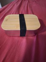 Edelstahl Lunchbox mit echtem Bambusdeckel