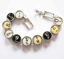 Steampunk Armband Tastatur Typewriter II