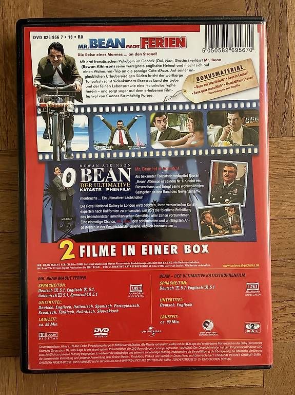 Alle DVDs: Mr. Bean  2 Filme in einer Box / 2 DVDs  Rowan Atkinson – Gebraucht aus Wettingen von ale_6nyg 1