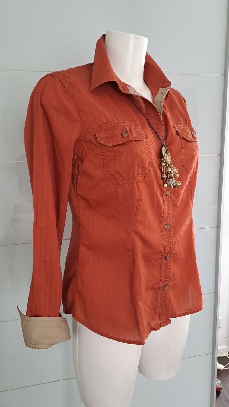 Esprit Camicette: ESPRIT Bluse, Damenbluse Bronzeton Gr. S/36 – Nuovo (secondo la descrizione) da Horgen venduto da Carambel 1