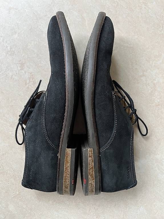 Scarpe da uomo: Schwarze Wildleder Schuhe – Usato da Zürich venduto da san_b8lk 1