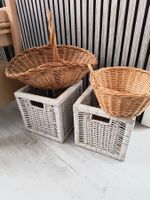 4 Weidenkörbe zum Organisieren oder Dekorieren