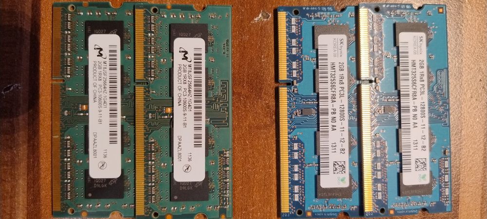 2x2GB PC3 RAM Riegel, gebraucht, für Notebook/Laptop (Gebraucht) in ...