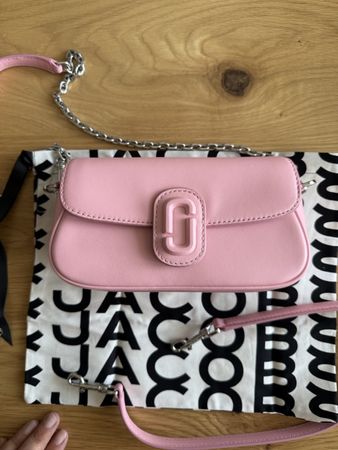 Marc Jacobs Handtasche rosa Leder mit Kette neu