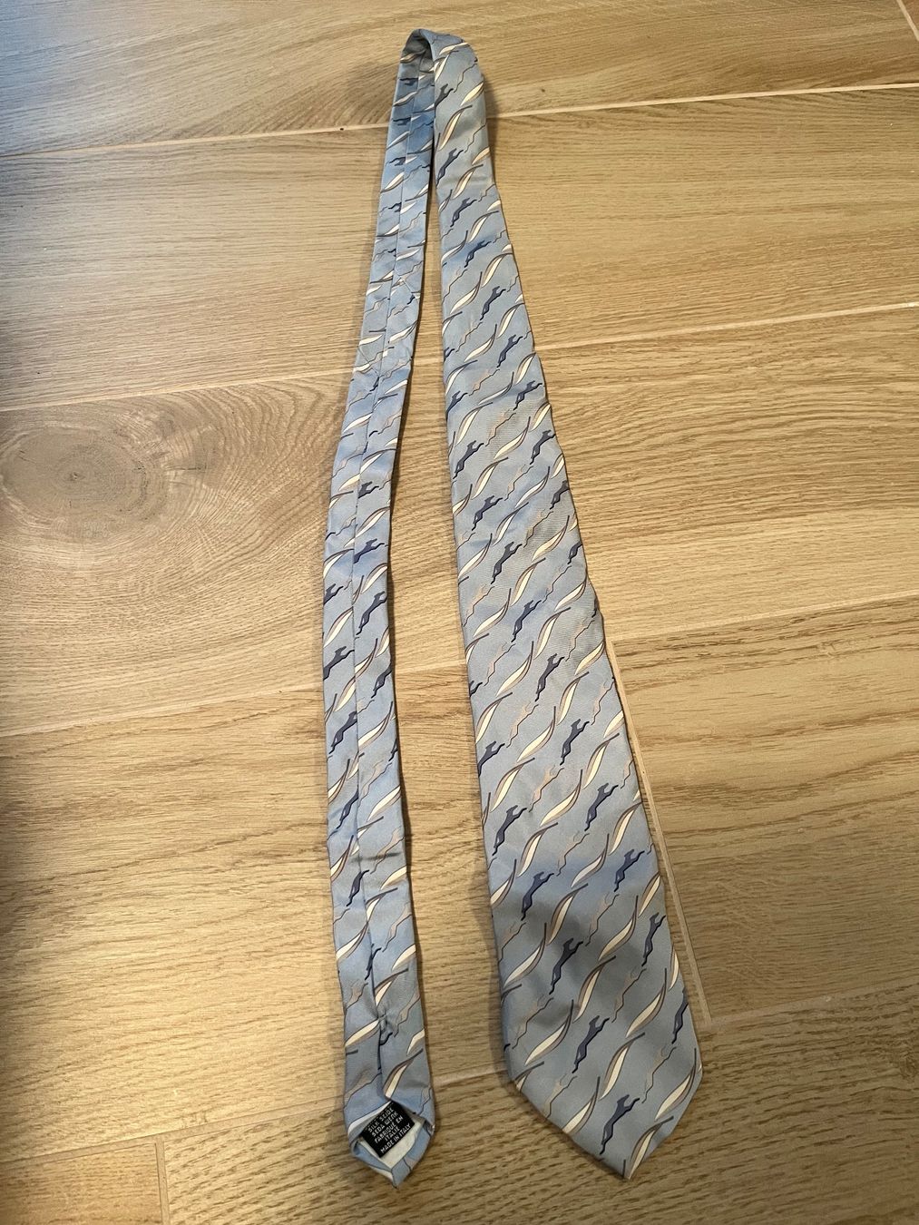 Cravatte: hellblaue Krawatte von Trussardi (Original) – Usato da Lugano venduto da sweetyd84