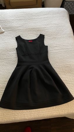 HUGO (BOSS): schwarzer Kleid