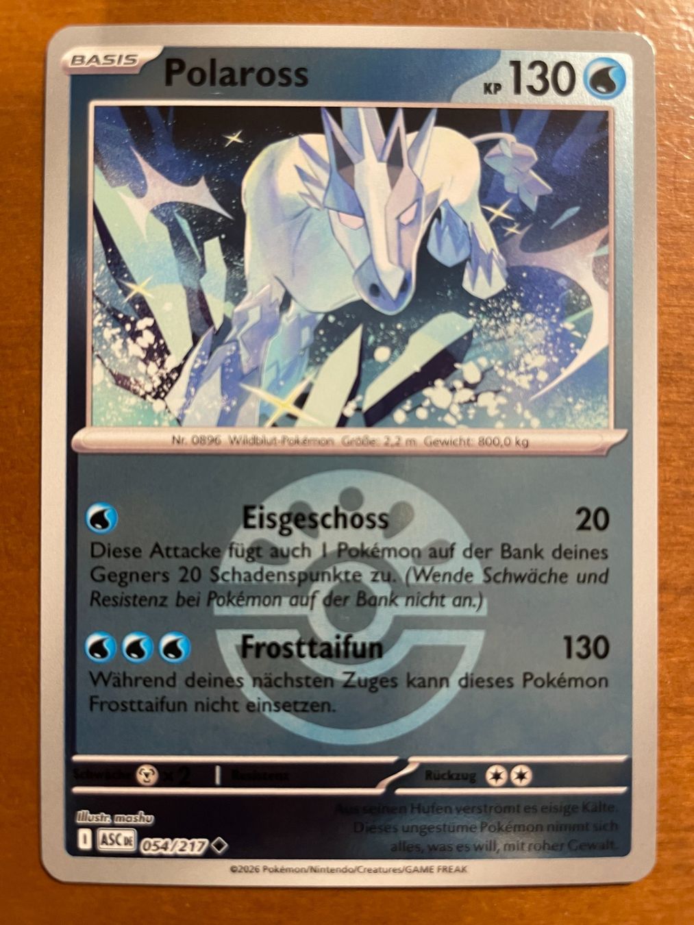 Pokémon Carte collezionabili: Pokemon Polaross Reverse (Versand gratis) – Nuovo (secondo la descrizione) da Chur venduto da Angerson