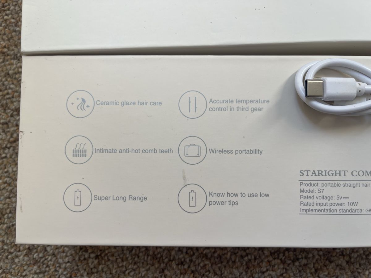 Lockenstäbe & Haarglätter: Mini-Haarglätter elektrisch – Neu (gemäss Beschreibung) aus Muttenz von murielle4132 4