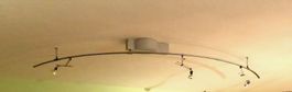 BRUCK Deckenlampe Schienensystem | 3 Spots | Trafo