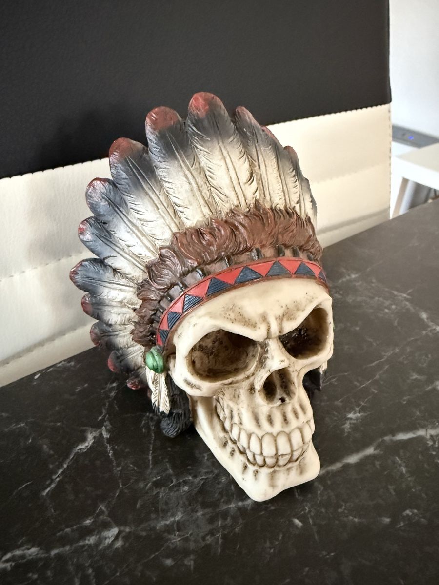 Statuette: Native American skull – Nuovo (secondo la descrizione) da Le Locle venduto da ant_xkv6