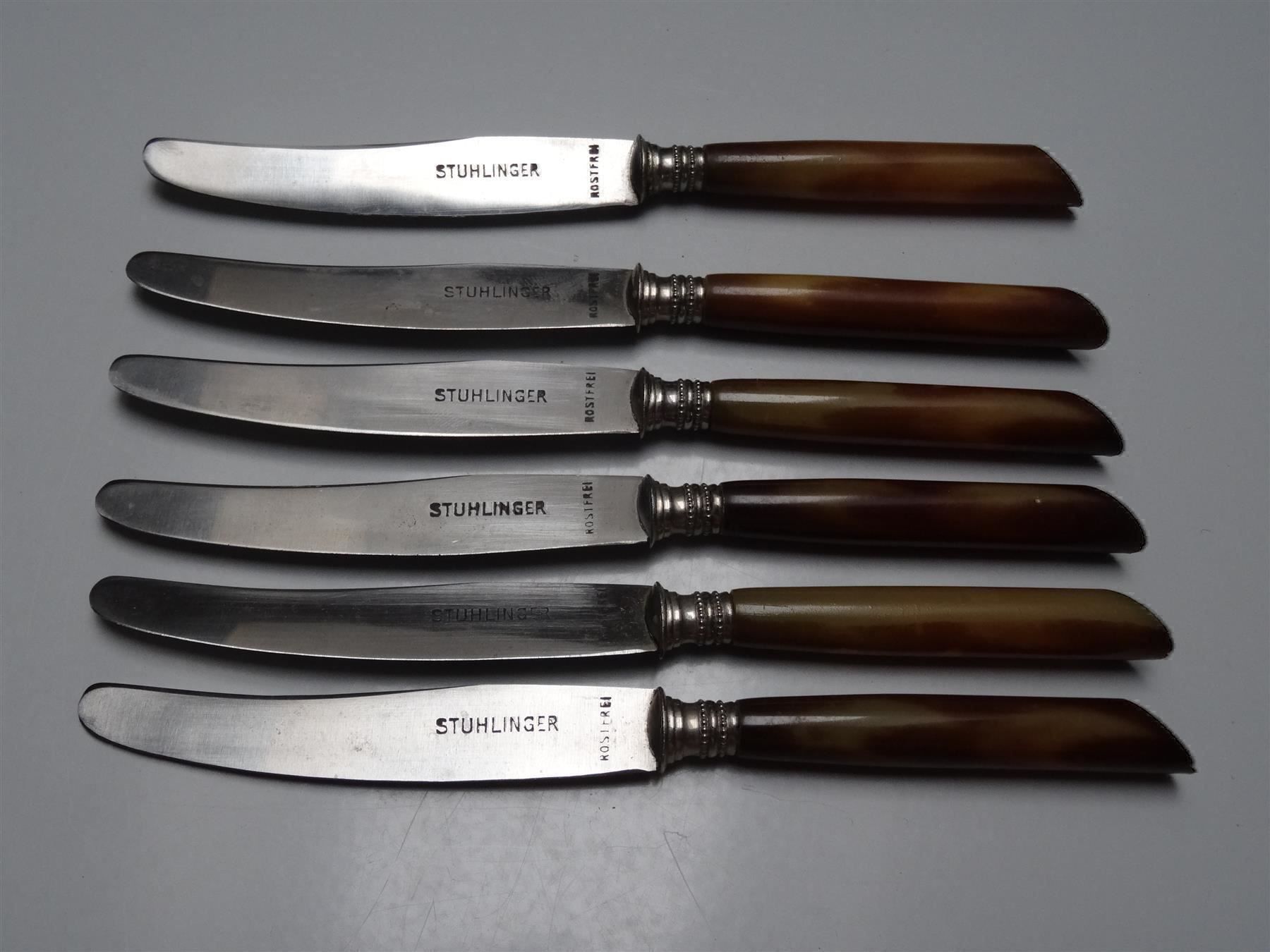 Messer: 6  x  Obstmesser Karl Stuhlinger,Ebingen – Gebraucht aus Lupfig von Jolly63 3