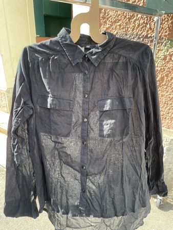 H&M Hemdbluse schwarz Grösse 40 guter Zustand