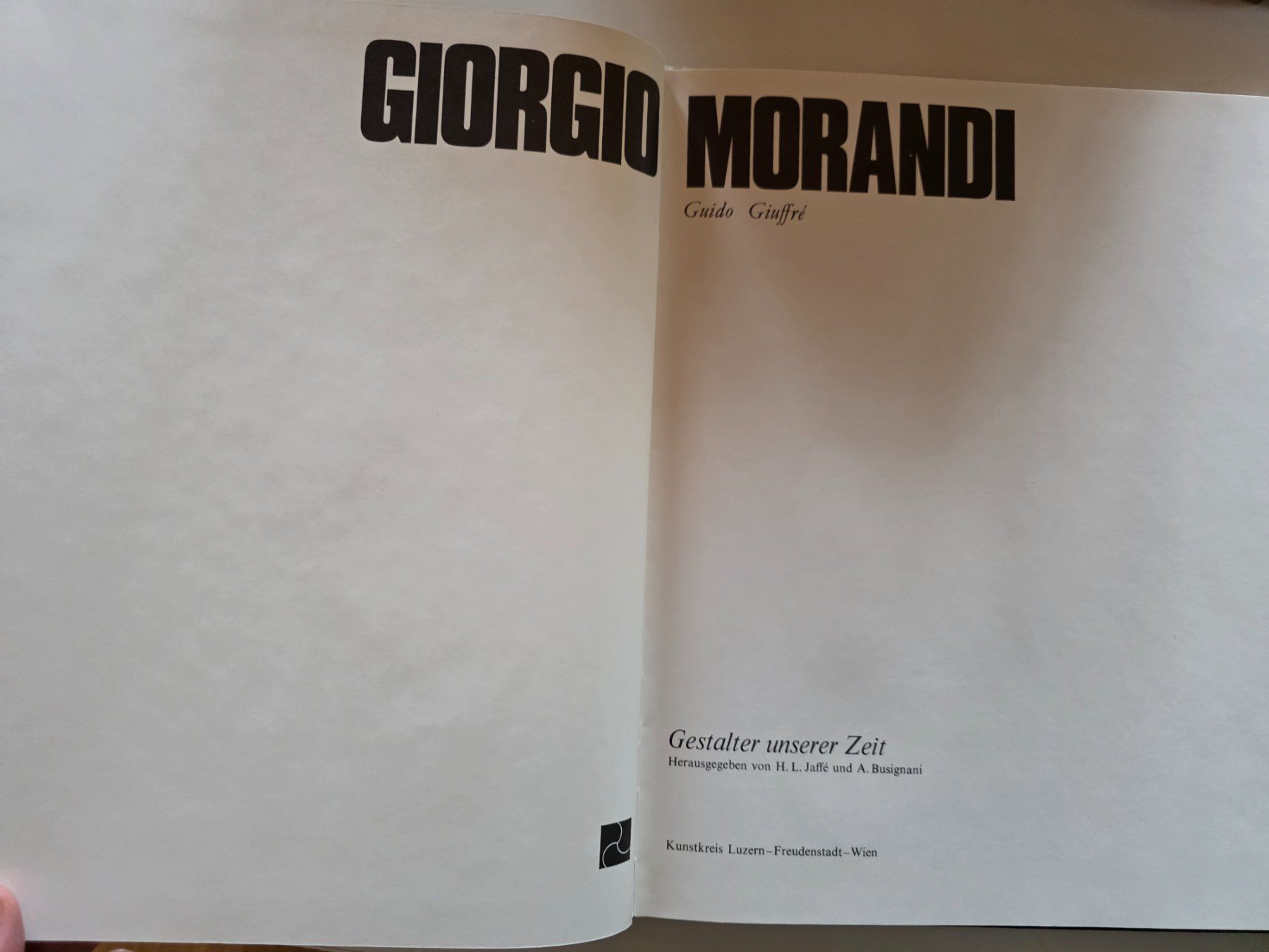 Libri: Giorgio Morandi - Gestalter unserer Zeit - 1970 – Usato da Walterswil BE venduto da Lonitti 9