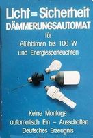 Dämmerungs-Automat für Glühbirnen&Sparleuchten
