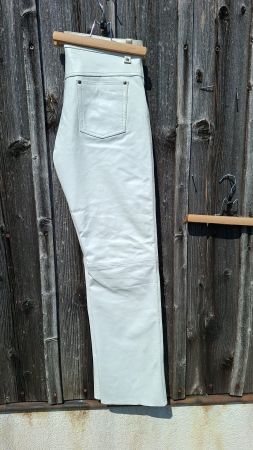 Lederhose weiss gr.ca.34 guter Zustand