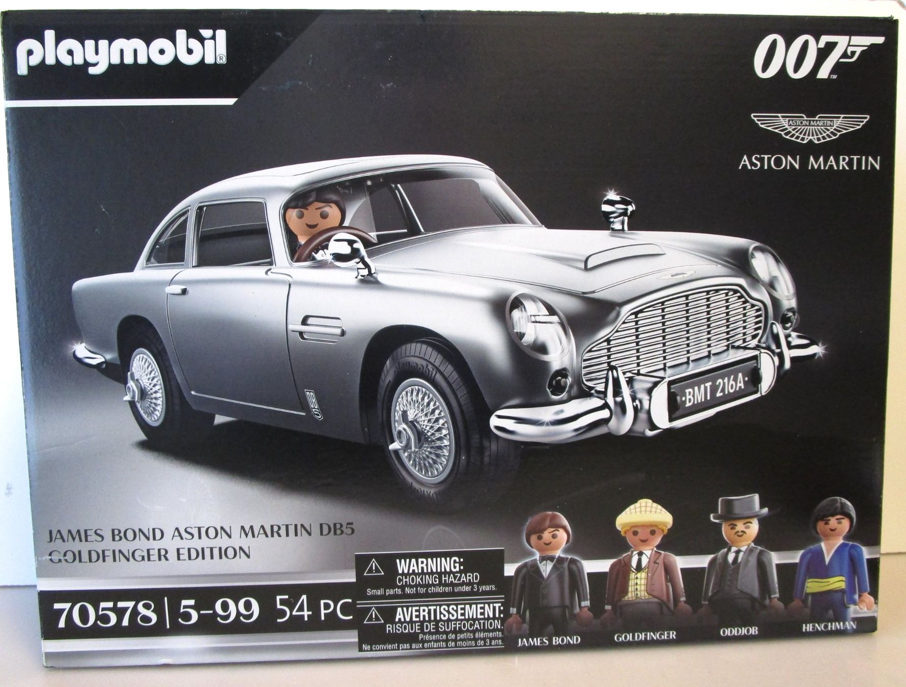 Aston Martin Modellini d'auto: PLAYMOBIL 007 ASTON MARTIN – Nuovo e nell'imballaggio originale da Chêne-Bourg venduto da breno56