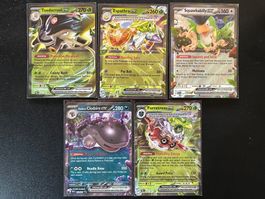 5x Paldean Fates (PAF) EX Bundle EN NM