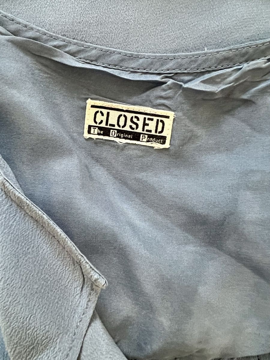 Closed Vestiti: CLOSED Damen blaues Kleid Grösse 36, Seide – Usato da Basel venduto da Bettybooo 6