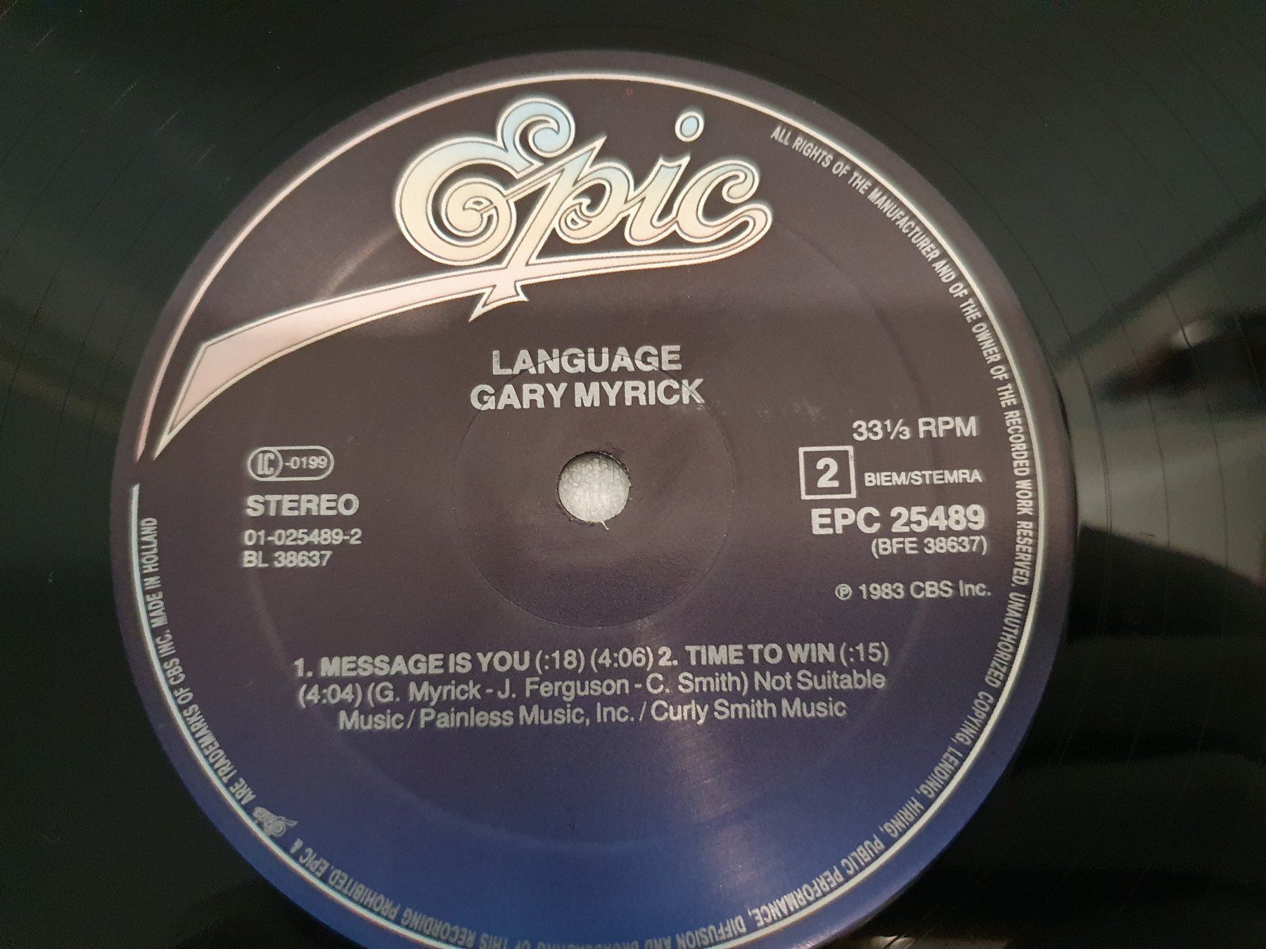 Dischi in vinile: Gary Myrick – Language – Usato da Uster venduto da Vinyl-Leidenschaft 5