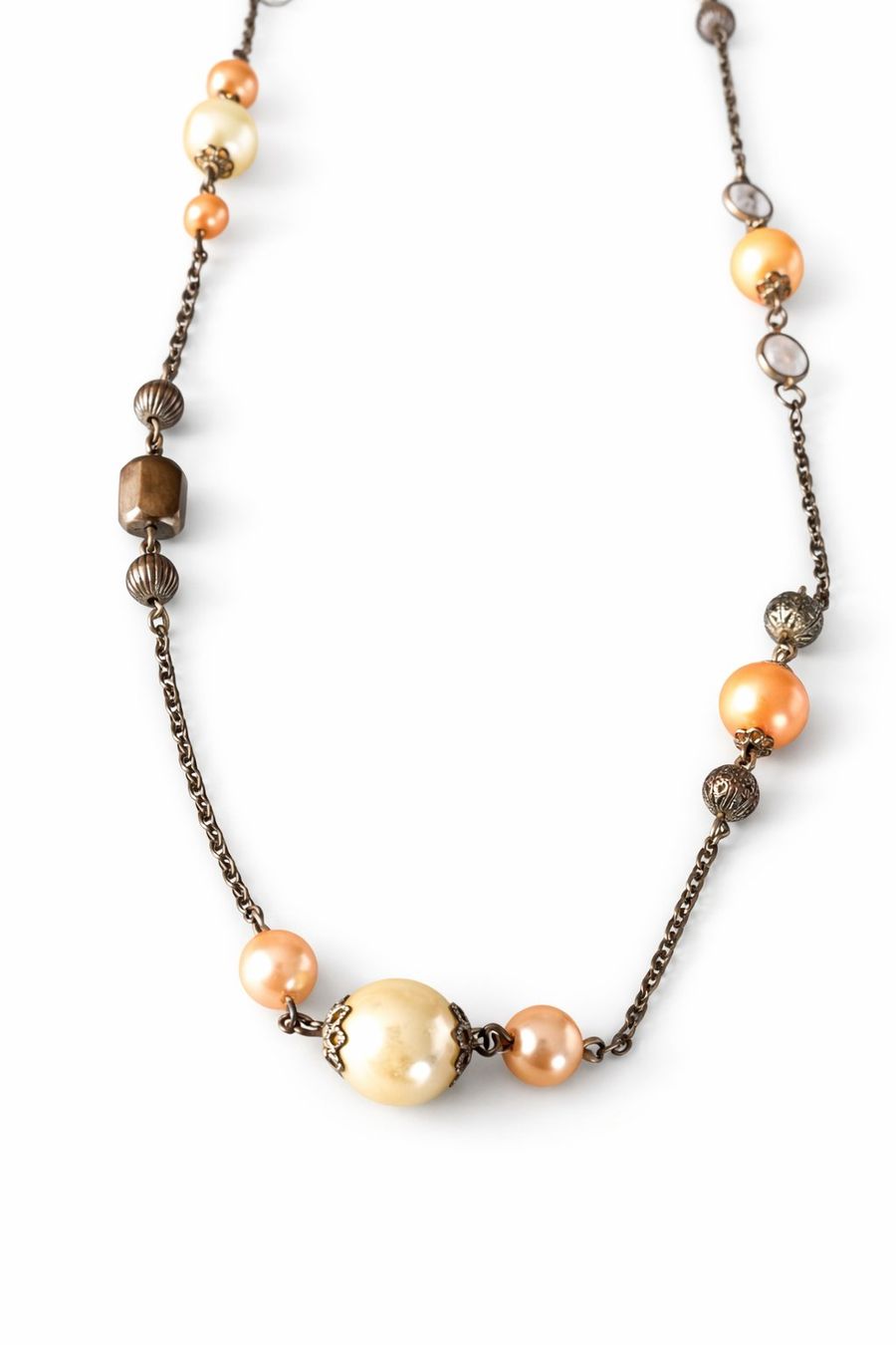 Catenine: Perlenkette Braun Gold Damen – Nuovo (secondo la descrizione) da Fully venduto da VaneaSelection 4