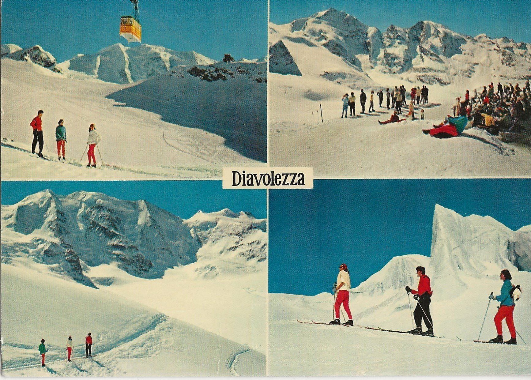 Cartes postales: Diavolezza,Wintersport,Ski, Davos – D'occasion à Frauenfeld par Merk52