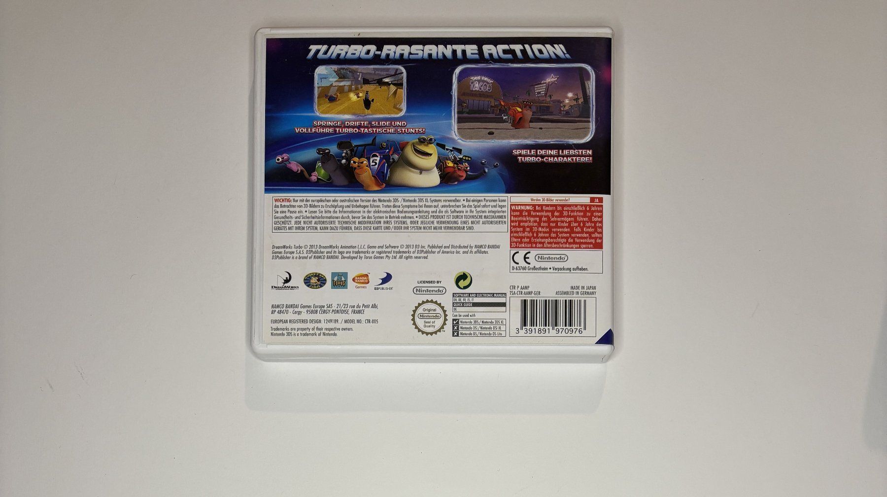 Giochi: 3DS - Turbo: Super Stunt Squad – Usato da Allschwil venduto da Bullach 2