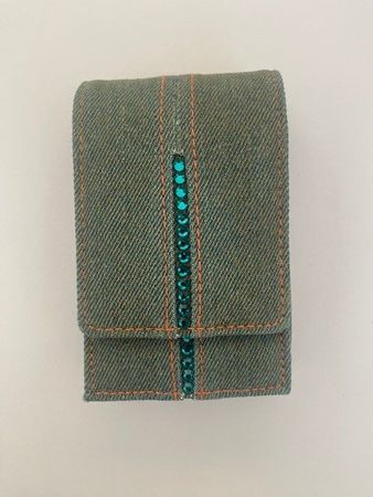 Zigarettenetui mit Strass - Vintage Style Case
