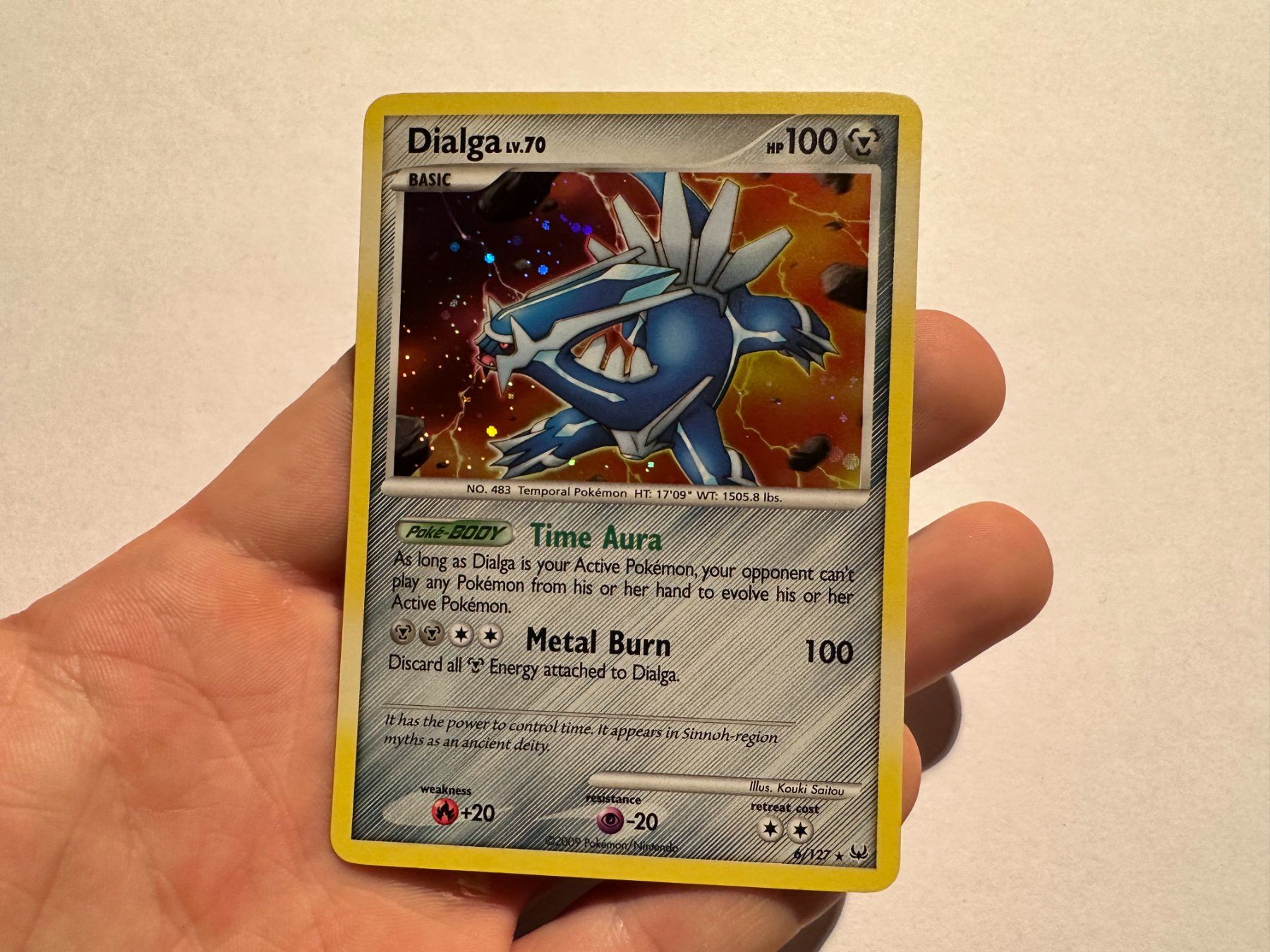 Pokémon Carte collezionabili: Dialga holo Platinum Base EN – Usato da Hagendorn venduto da Pokecollectorch 4