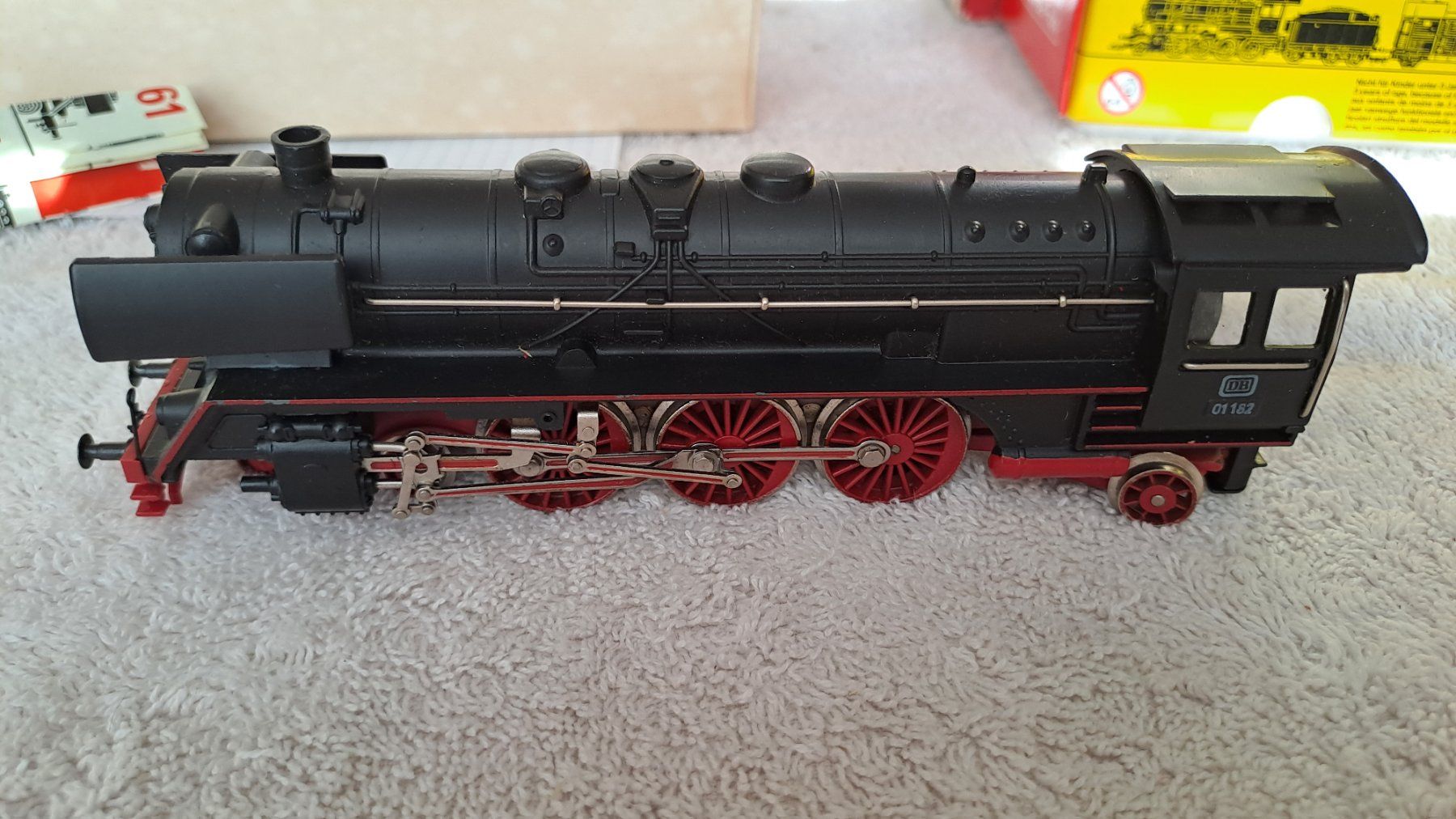 Fleischmann Modellini di ferrovie: Fleischmann 1361 DB Dampflok BR 01 182 H0 GL/08 – Usato da Winterthur venduto da Riebeli333