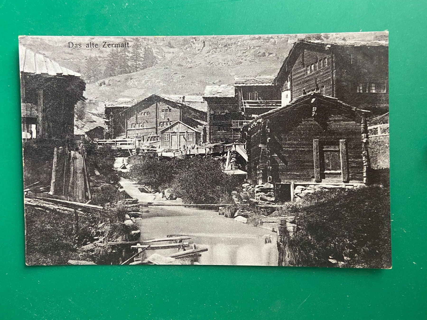 Cartoline postali: Zermatt - das alte Zermatt – Usato da Steg VS venduto da _vinci_
