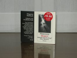 Simenon - Maigret ..Kopf eines Mannes - Hörbuch 4 Cd's / Neu