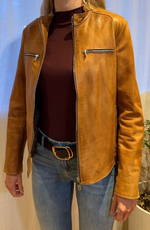 Echt Lederjacke neu