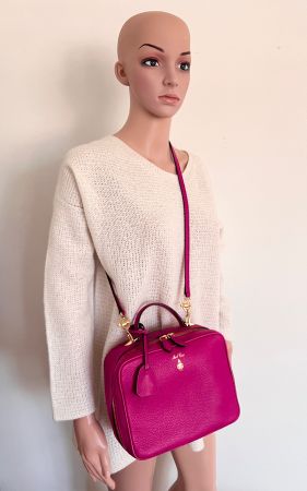 Marc Cross Tasche (Handtasche), fuchsia/pink