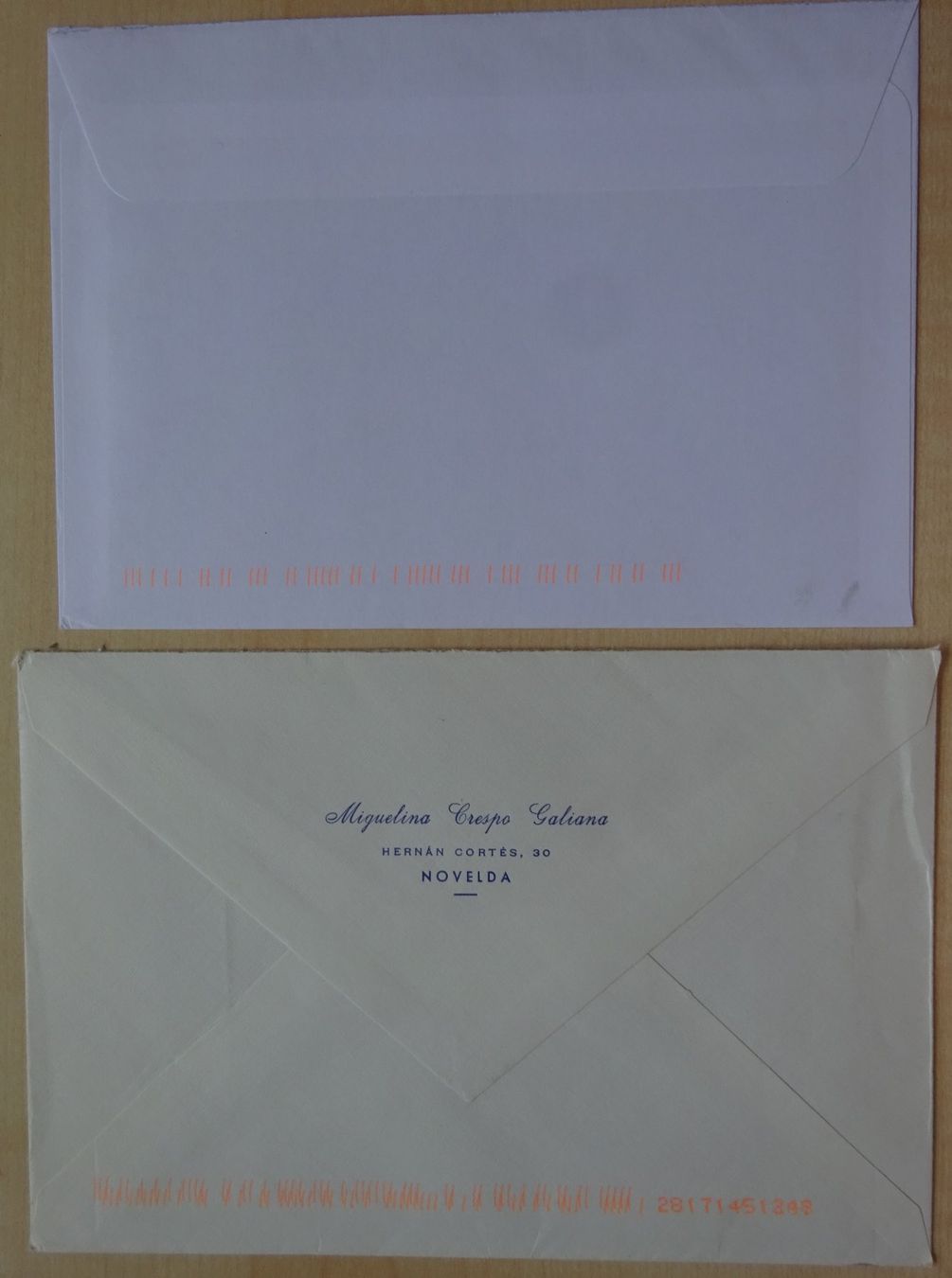 Tous les timbres: 2 Briefe mit Krypto-Briefmarken – D'occasion à Watt par Oo2rup5 1
