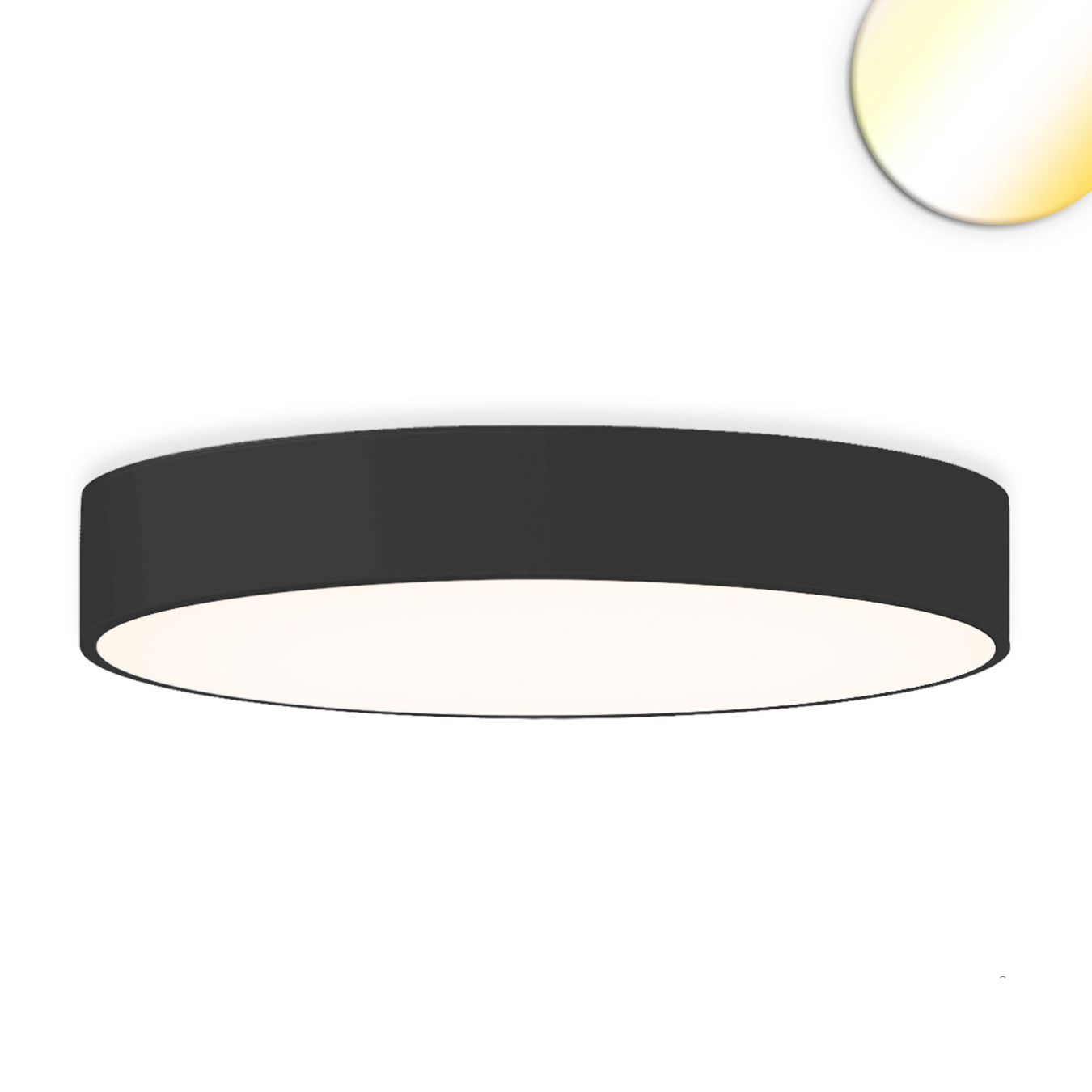 Lampadari & plafoniere: LED Deckenleuchte, Schwarz, 80 cm Ø – Nuovo (secondo la descrizione) da Kreuzlingen venduto da Smart-Light