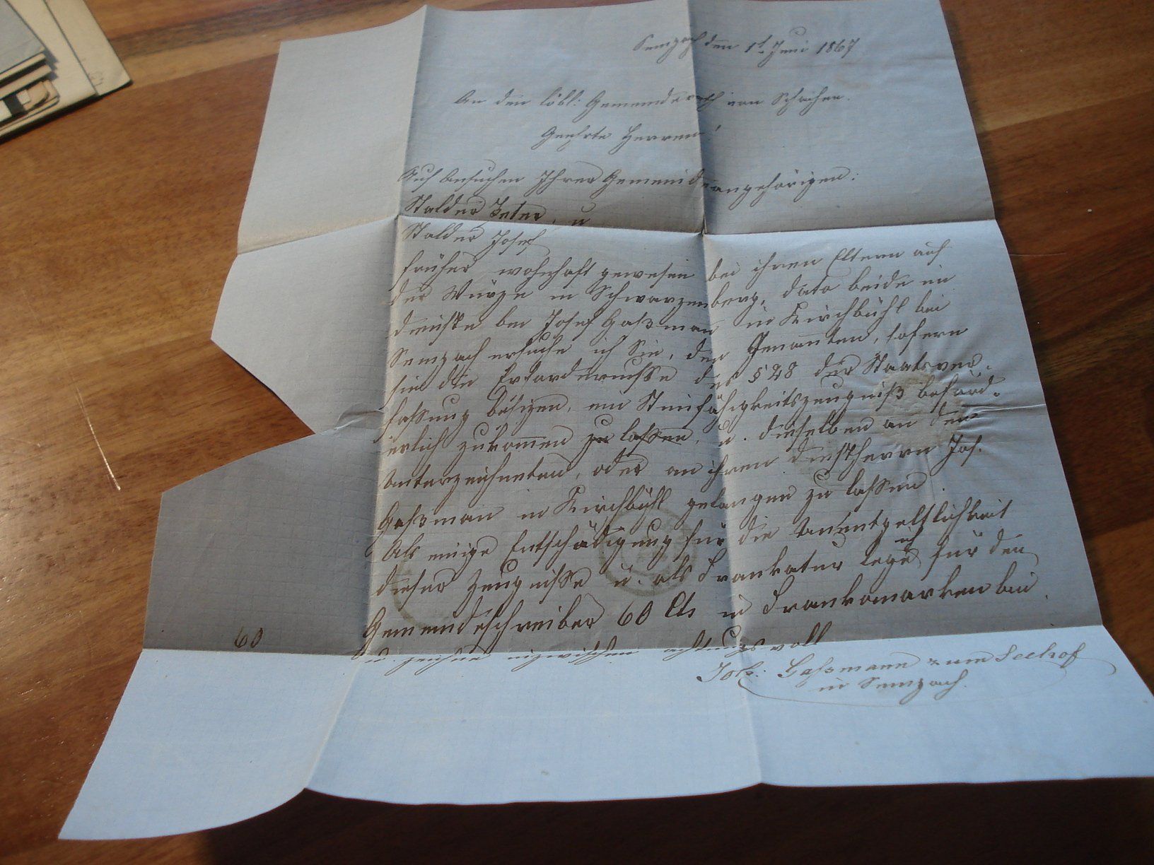 Tutti i francobolli: Faltbrief 1867, o Sempach - Schachen – Usato da Niederwil AG venduto da morostahu 4