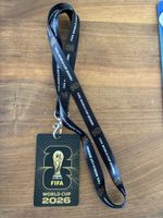 FIFA World Cup 2026 Lanyard und Karte