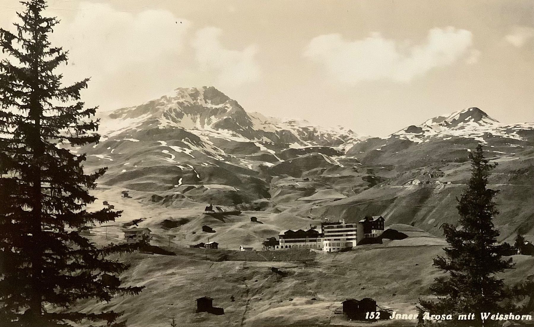 Cartoline postali: 1931 - INNER AROSA mit Weisshorn – Usato da Root venduto da ENGLAND-TREASURES 1