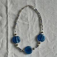 Vintage Halskette im Muranoglas-Stil