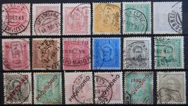 Portugal ex. Kat. 60-124 gest. 1884/95 Kat. 305 Euro