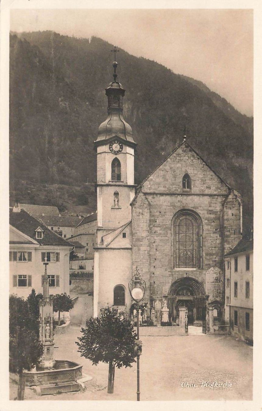 Cartoline postali: Chur Hofkirche (GR) – Usato da Biasca venduto da Blenio71
