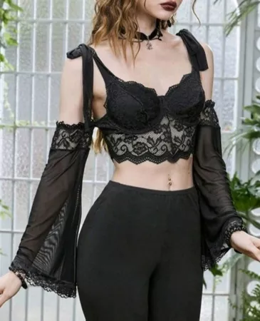 Gothic Bluse Gr M *neu*